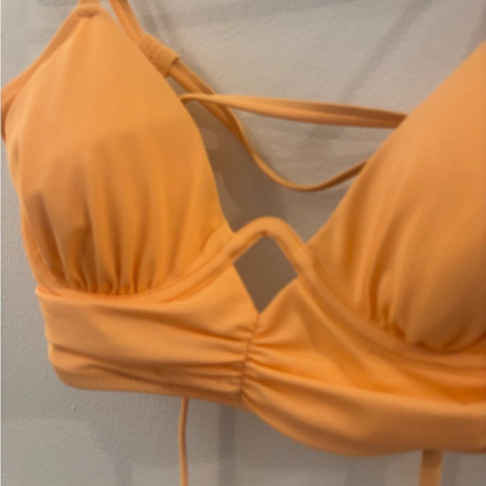 Shade & Shore Orange Bikini Top